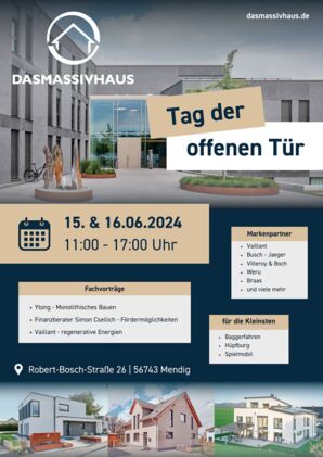 DAS MASSIVHAUS Tag der offenen Tür