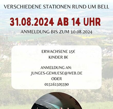 Das Junge Gemüse aus Bell Veranstaltet eine "TRAUMPFAD GENUSSWANDERUNG"