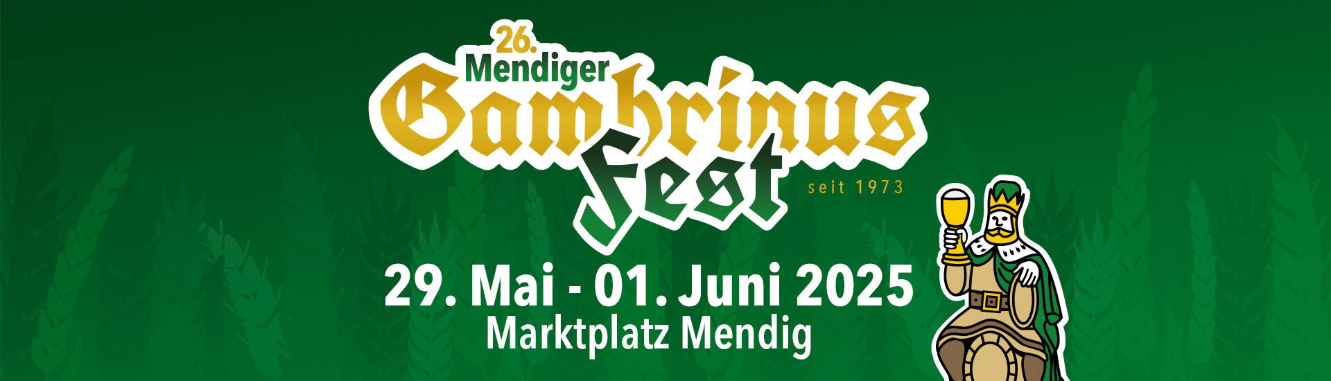 26. Mendiger Gambrinusfest 2025